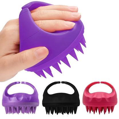 Brosse pour le Cuir Chevelu en Silicone