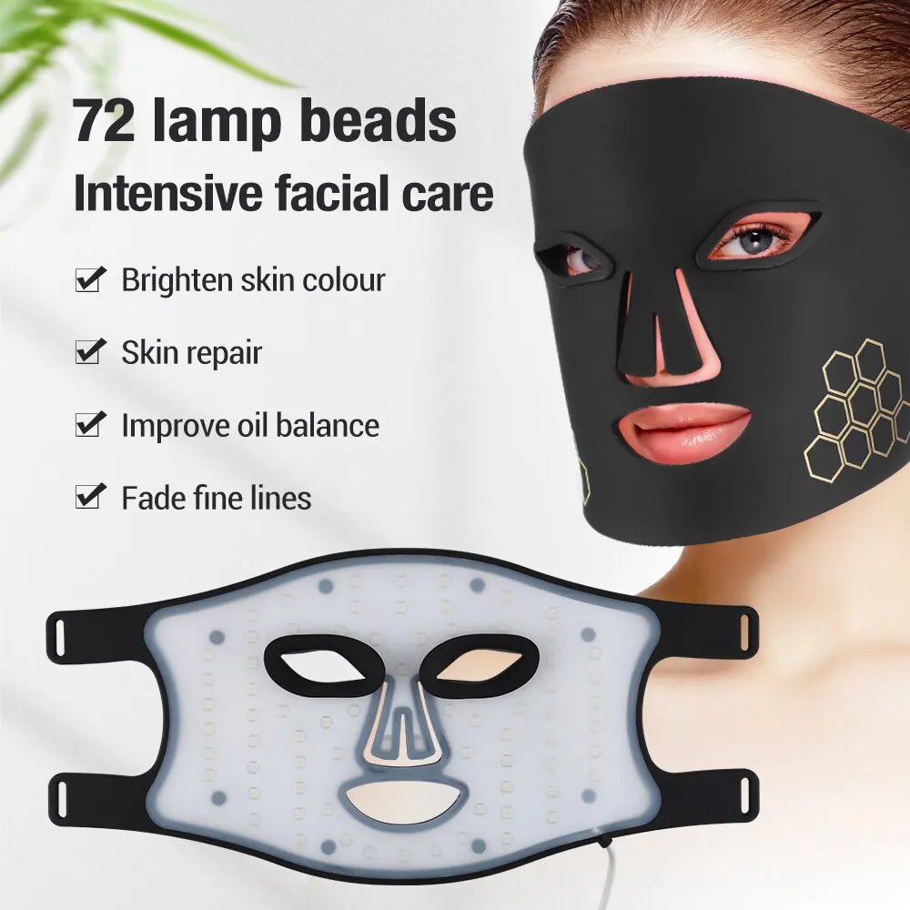 Masque de beauté Photon à 72 LED