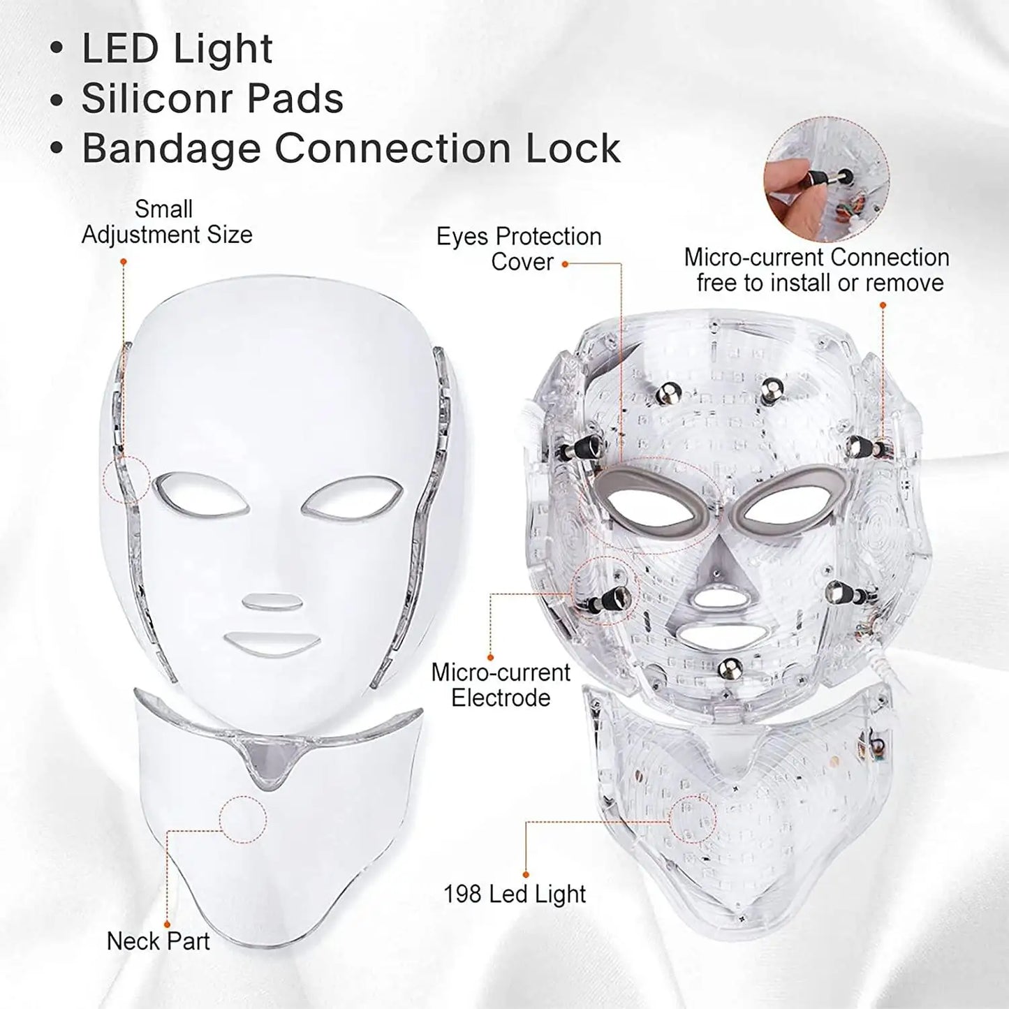 Masque luminothérapie - PureLED™ 14:200006157#220V EU Plug 174 $ Toutes les collections Daviska